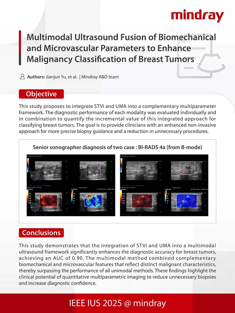 Mindray Innovation Research Debuts at IEEE International Ultrasound Conference