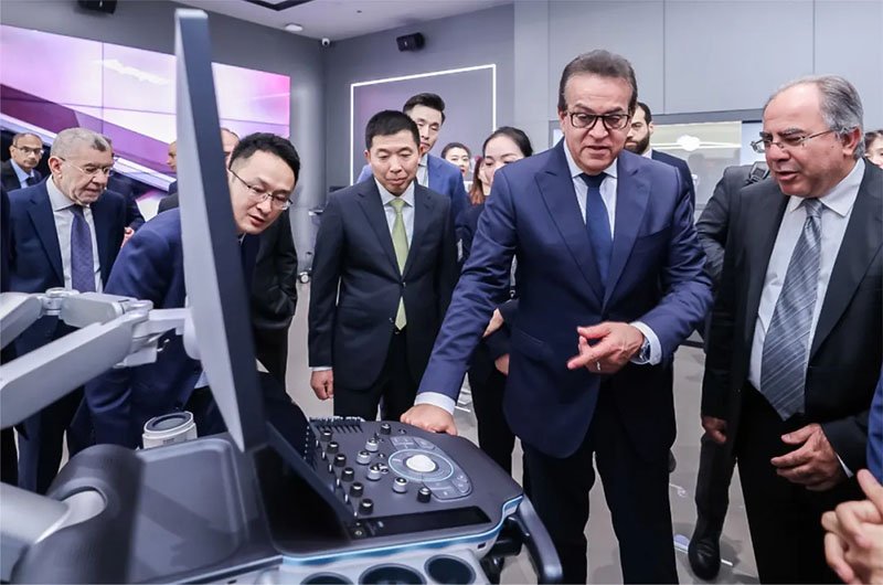 Egyptian delegation visits Mindray headquarters and Guangming base